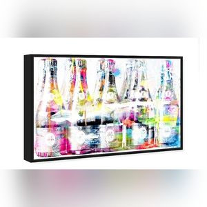 Rainbow whine 8 1/2"x11" Framed Wall Art